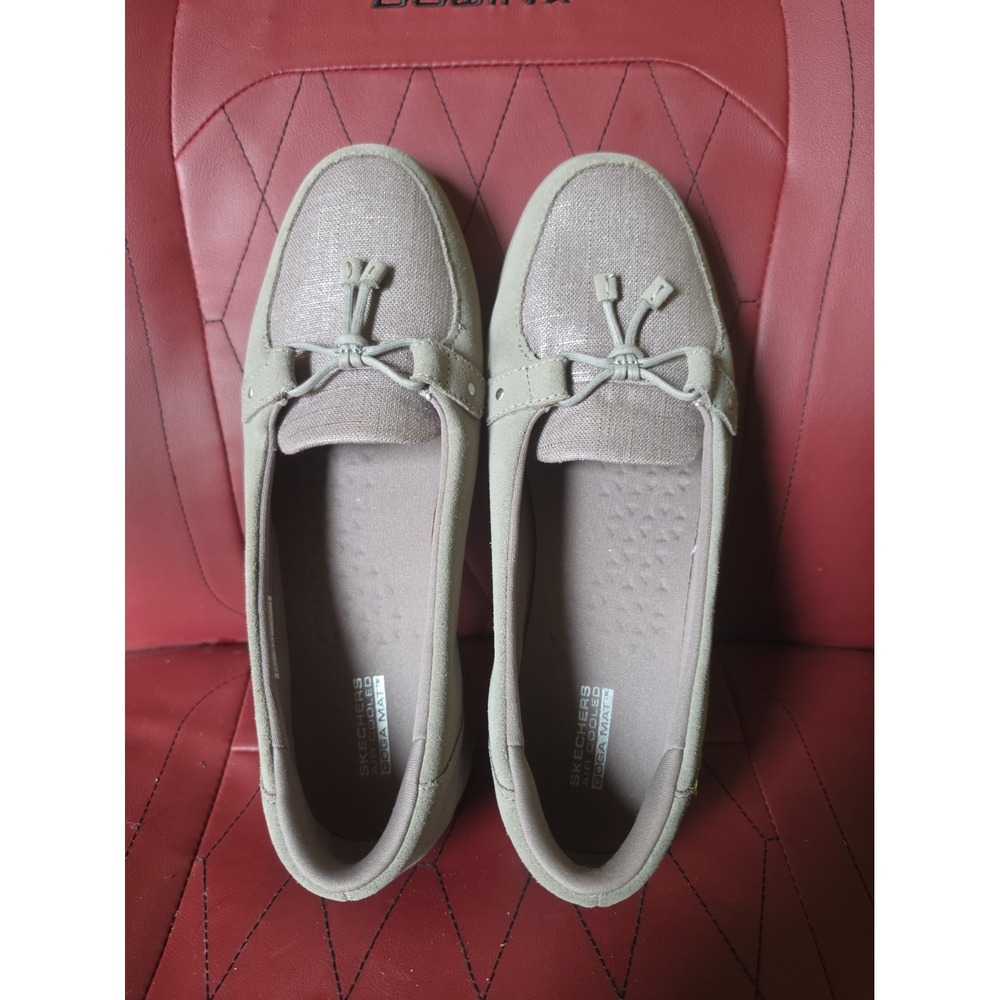 NEW Skechers Women's Size US 11 Leather Textile Boat Shoes Air-Cooled